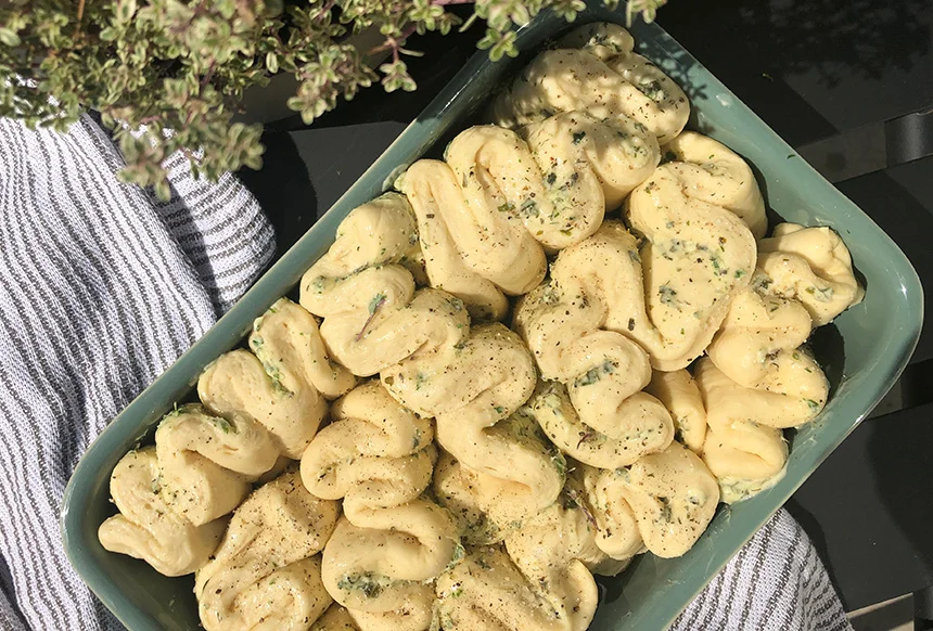 Zupfbrot Faltenbrot Rezept Marquardt Küchen